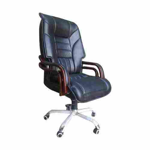 High Back Black Corporate Office Manger Director Leather Revolving Chair