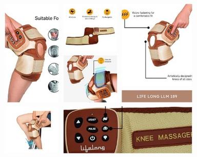 Lifelong Electric Brown Rechargeable Knee Massager