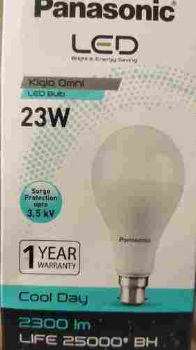 White Color Cool Light Panasonic 23w Led Bulbs for Home and Office
