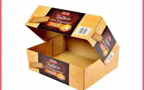 Digital Printed Square Die Cut Cake Corrugated Box For Food Packaging