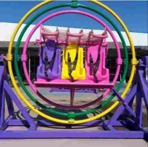 4 Seater Round Shape Human Gyroscope Ride For Amusement Park Ride with 700 Weight