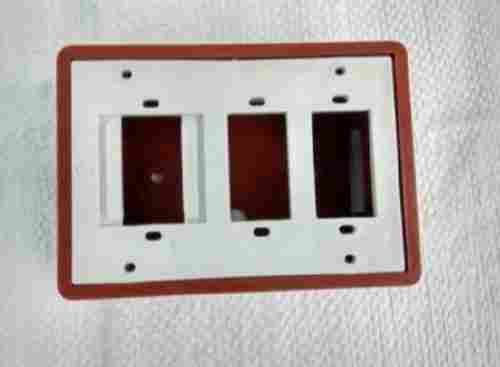 3 Way Brown And White Pvc Open Switch Board Electrical Use