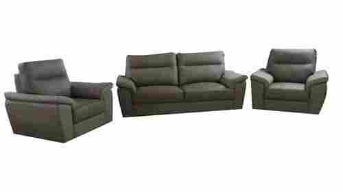 Grey Color Modern Design 4 Seater Art Leather Sofa Set For Home, Hotel, Office