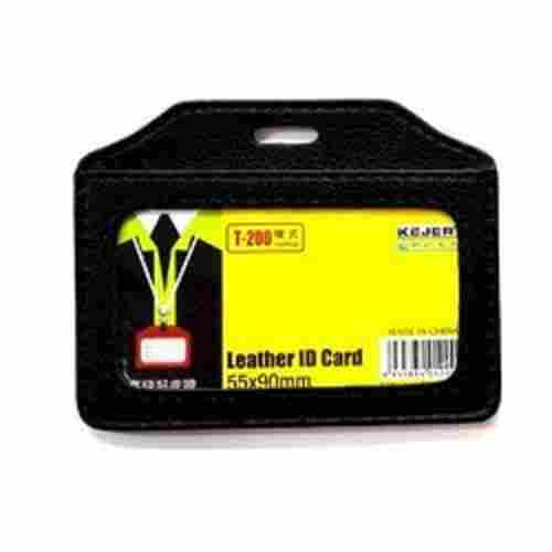 Black Color Square Exhibition Large Size, PP Id Card Holder for Office
