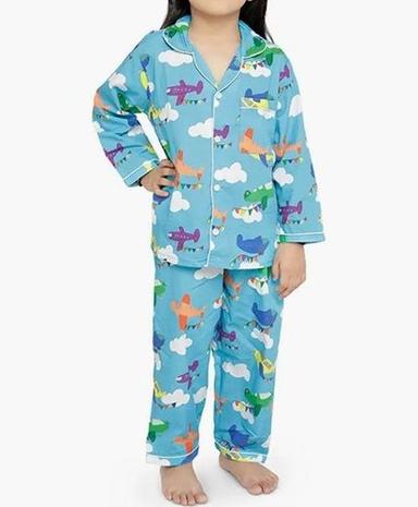 100% Premium Cotton Plain Dyed Baby Girl Pajamas Size: Medium
