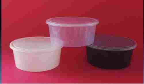 Disposable plastic container Flat 750ML
