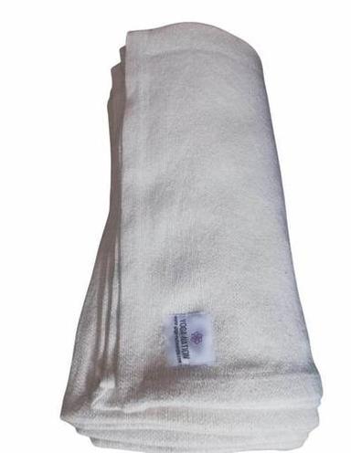 White Fine Finish Comfortable Iyengar Yoga Blanket