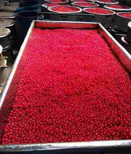 FSSAI Certified Round Organic Hard Dark Red Preserved Karonda Cherries