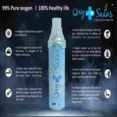 Greater Than 99 % Purity With 12 Liter Gas Capacity Portable Oxygen Can