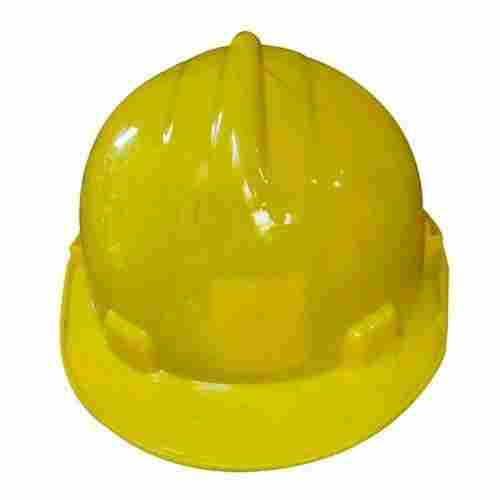 Medium Size Yellow Open Face ABS Plastic Mens Safety Helmet For Construction Site