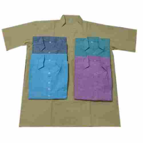 Casual Wear Full Sleeves Multi Colors Traditional Indian Mens Plain Khadi Cotton Short Kurta