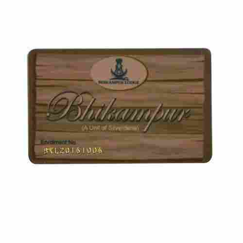 Double Sided Digital Printed Logo Plastic Card With 86l X 54b Mm Size