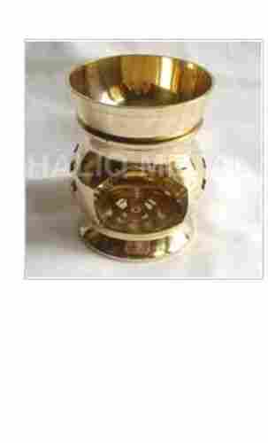 Light Weight Plain Pattern Polished Finished Brass Oil Burner with Perfect Finish