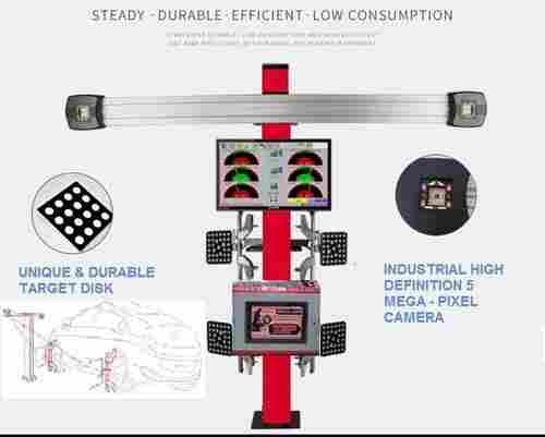 Long Working Life Hassle Free Operations 3D Four Wheel Alignment Machine