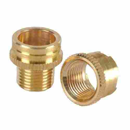 1.5 Inch Round 2 mm Diameter Polished Brass Insert for Pipe Fitting