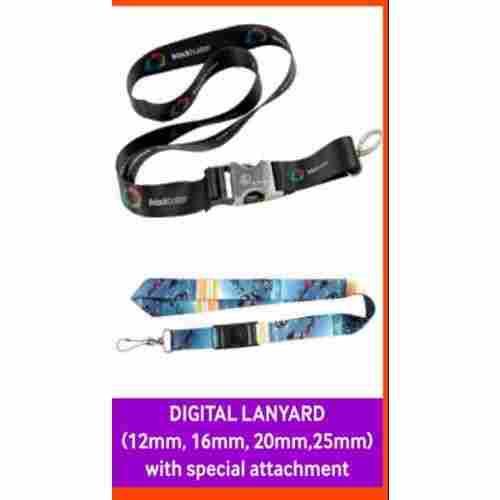 12mm, 16mm, 20mm Digital Printed Satin Id Card Lanyard For Office, School and College