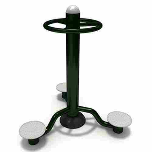 300 Mm Round Plate Diameter Outdoor Gym Iron Made Standing Twister 