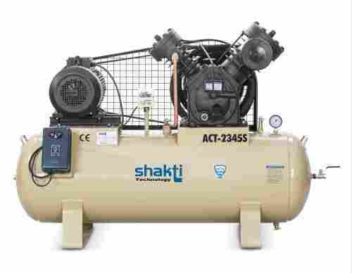 Industrial Air Cooled 240 Litre Capacity 10 HP Two Stage Air Compressor (ACT-2345S)