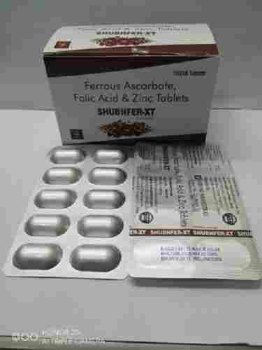 Iron Folic Acid With Zinc Tablets