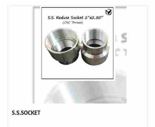 Fine Finish Round Shape Rust Resistant Silver Color Stainless Steel Reduce Socket