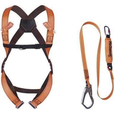 Industrial Fall Protection Full Body Polyester Safety Harness With Steel Carabiner Gender: Unisex