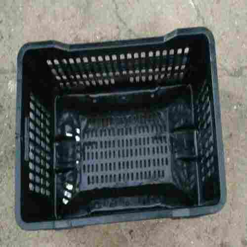 Rectangular Shape 20 Kg. Hdpe Vegetable Crate Multi Use And With 2 Handle