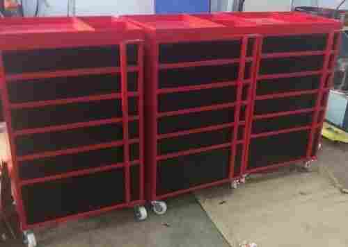Color Coated Mild Steel Four Wheel Type Five Drawers Tools Trolley (Load Capacity 100Kg)
