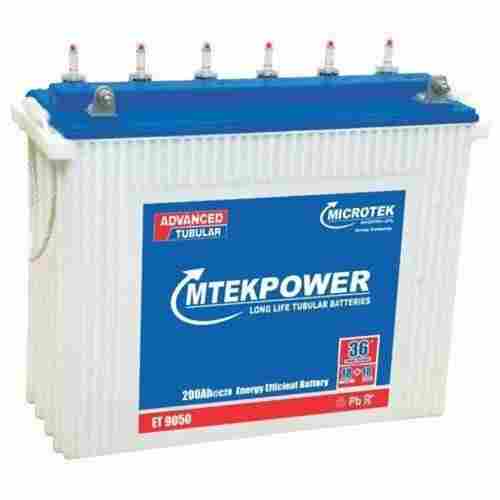 Microtek Recyclable 160 AH Jumbo Tubular Inverter Battery With 3 Years Warranty