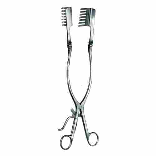 Stainless Steel Beckmann Eaton Clamps For Hospital Use With Sizes 32cm With Silver Finish