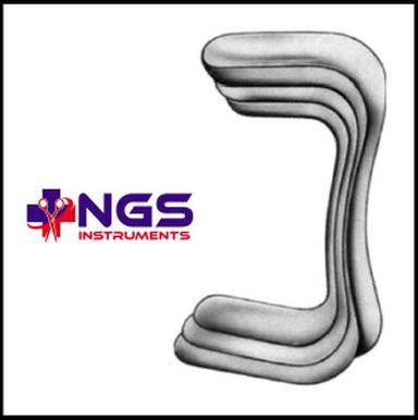 Manual Stainless Steel Sims Vaginal Speculum For Hospital Use With Double Ended Shape And Polished Finish