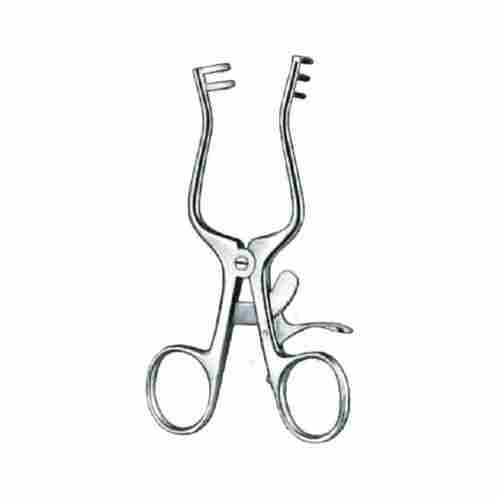 Stainless Steel Weitlaner Clamp For Hospital Use With Sizes 18cm With Silver Finish
