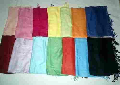 Warm And Soft Multi Colors Skin Friendly Ladies Casual Plain Viscose Pashmina Scarves