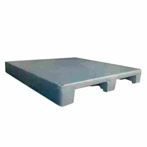 1200 Mm Length Plain Top Grey Square Plastic Moulded Pallets With 9 Legs