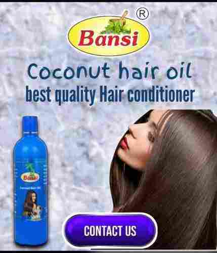 500 ML Herbal Ingredient Natural Fragrance Bansi Coconut Hair Oil