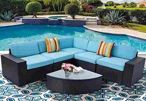 Outdoor Swimming Poolside Furniture Chairs Deck Lounger Set