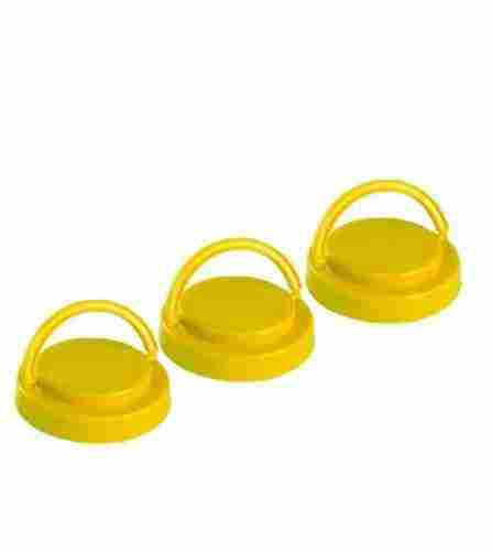 Recyclable 120 MM Yellow Round Plastic Bottle Cap for For Packing Bottles