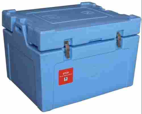 22 Litres Storage Capacity Hdpe Blue Cold Box With Tight Fitting Closing Lid