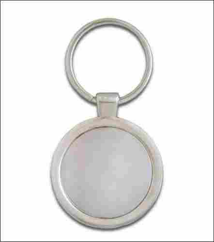 Chrome Round Key Chain For Brand Showcase, Personal And Gift