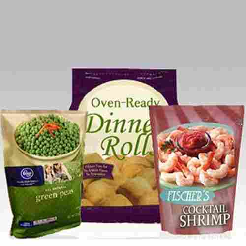 Frozen Food Packaging Heat Sealable Flexible Printed LDPE Stand Up Pouches