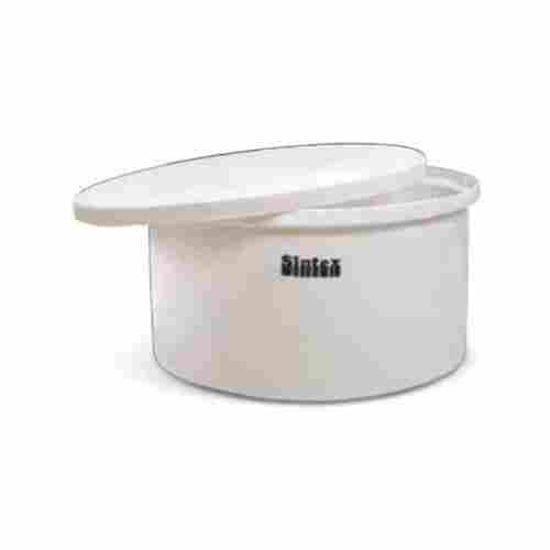 Round White Sintex Industrial Disc Bottom Tank With 300-1500 L Capacity