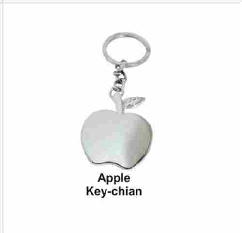 Stainless Steel Metallic Apple Shape Key Chain For Hanging Key