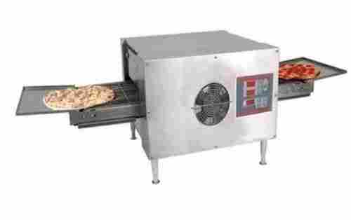 Stainless Steel Single Door Semi Automatic Gas Conveyor Pizza Oven