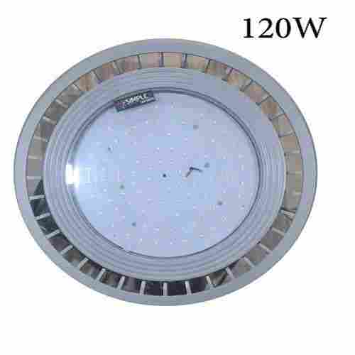 120W IP40 120 Degree Aluminum Round Warm White LED Bay Light