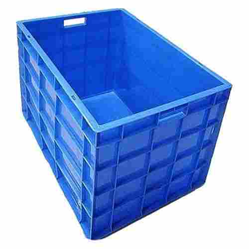 Plastic Supreme Rectangular Fish Crates With Storage Capacity 45 Kg