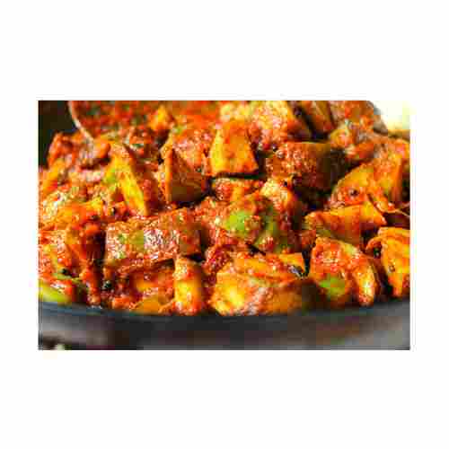 Spicy Masala Mango Pickles Eat With Paratha, Roti, Khichadi