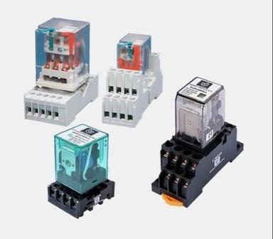 230V Single Phase 10A Current Two Pole Plug In Relay With 95%Rh Humidity Range Application: Industrial
