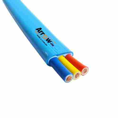 Blue Water Proof 1100v Three Core Pvc Insulated Electrical Submersible Flat Copper Cables