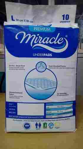 Premium Miracle Disposable Underpads With Available Sizes 60x60 cms, 60x90 cms, 60x40 cms