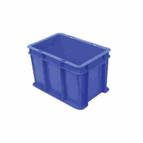 300 X 200 X 200 Mm Size 8.5 L Rectangular Shape Blue Industrial Plastic Crate 