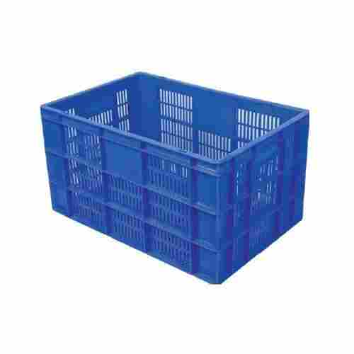 600(L) X 400(B) X 325(H) Mm Outer Diameter 64 L Mesh Style Rectangular Industrial Cum Vegetable Plastic Crate